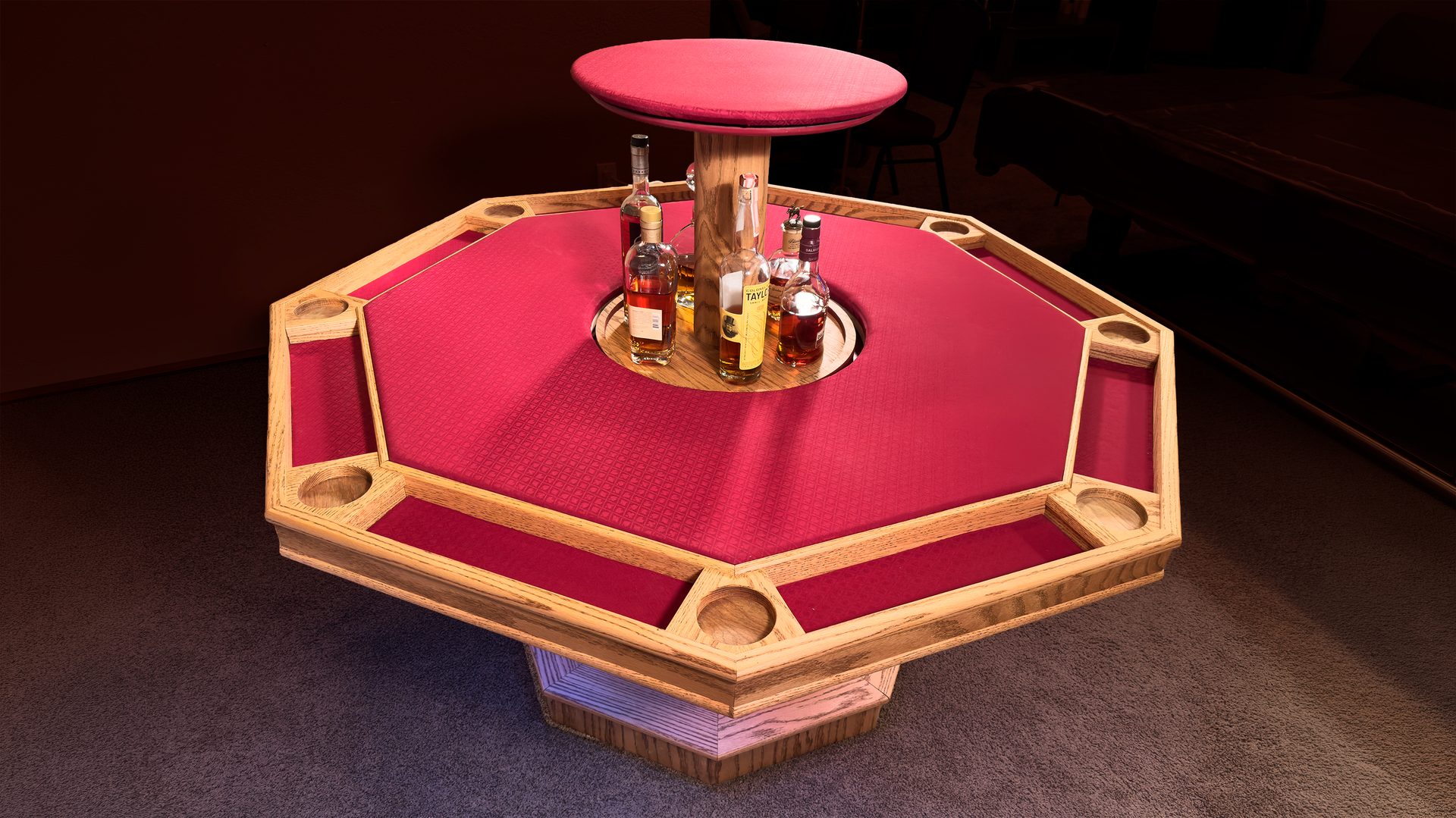 The Azoth table with its bar risen